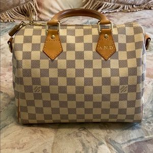 AUTHENTIC Louis Vuitton Damier Azur Speedy